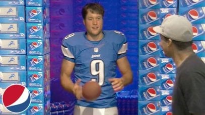 Pepsi: Can Cave with Matthew Stafford