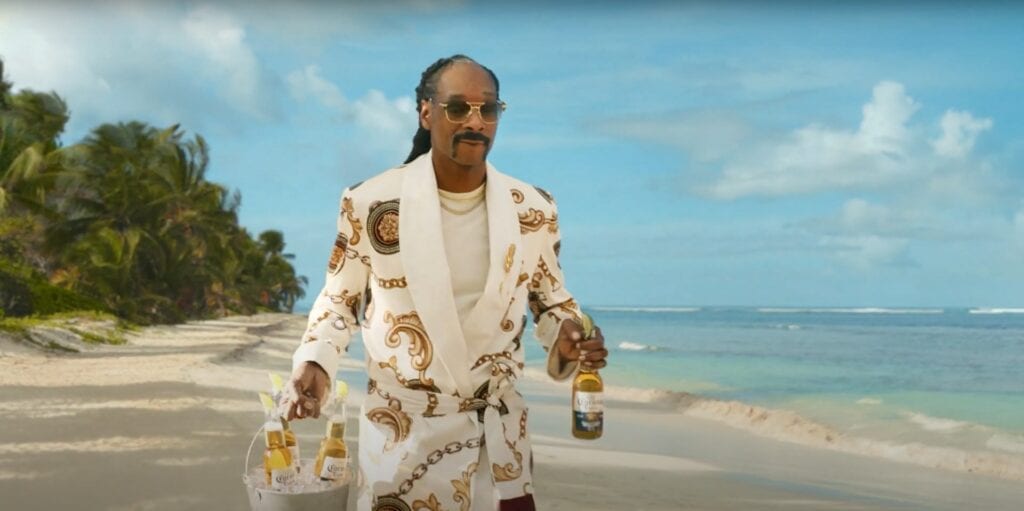 Four Corona Extra ads featuring Snoop Dogg