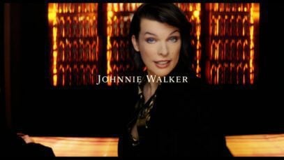 Johnnie Walker Milla Jovovich advert