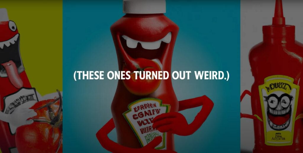 Heinz AI Ketchup advert
