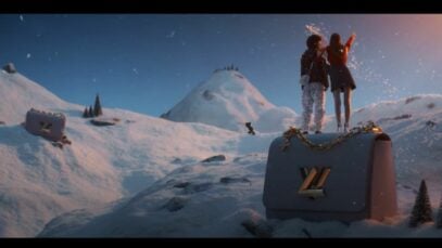 Louis Vuitton Christmas ad 2022 Holiday
