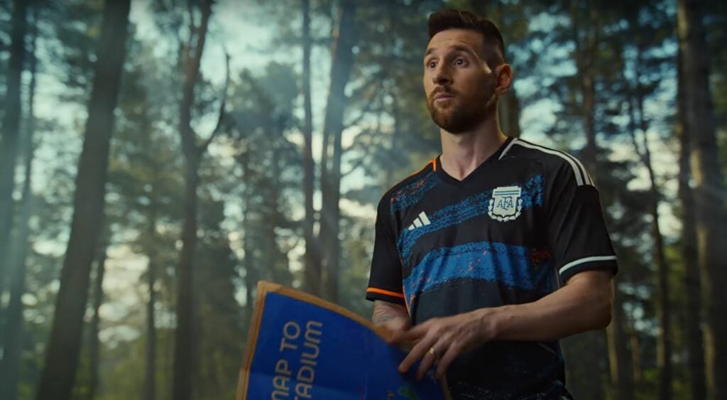 Lionel Messi stars in the Adidas ad 2023