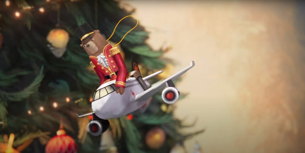 Air Canada Christmas ad