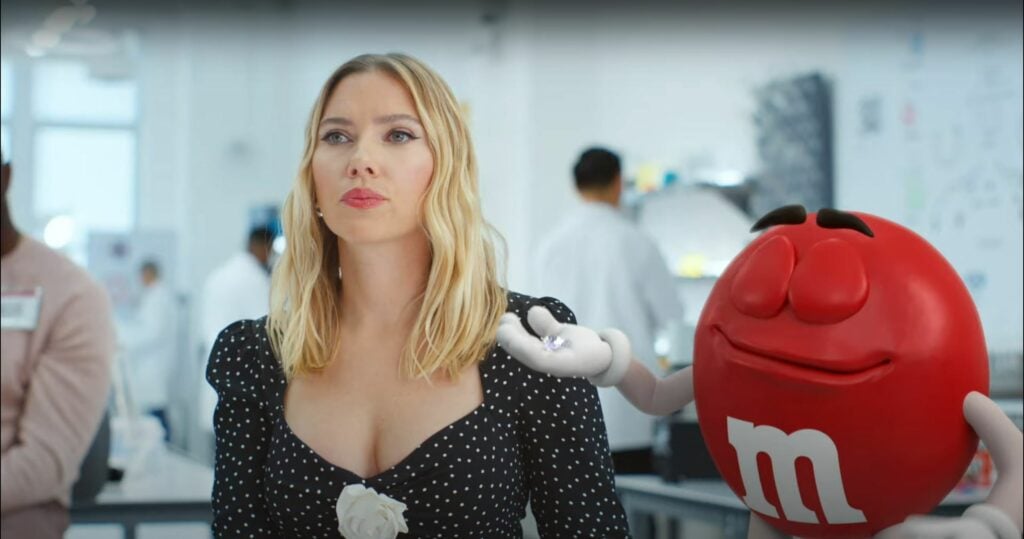 M&M’s Super Bowl ad - Scarlett Johansson