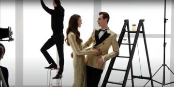 Gold and black take center stage in Dolce&Gabbana’s holiday campaign.