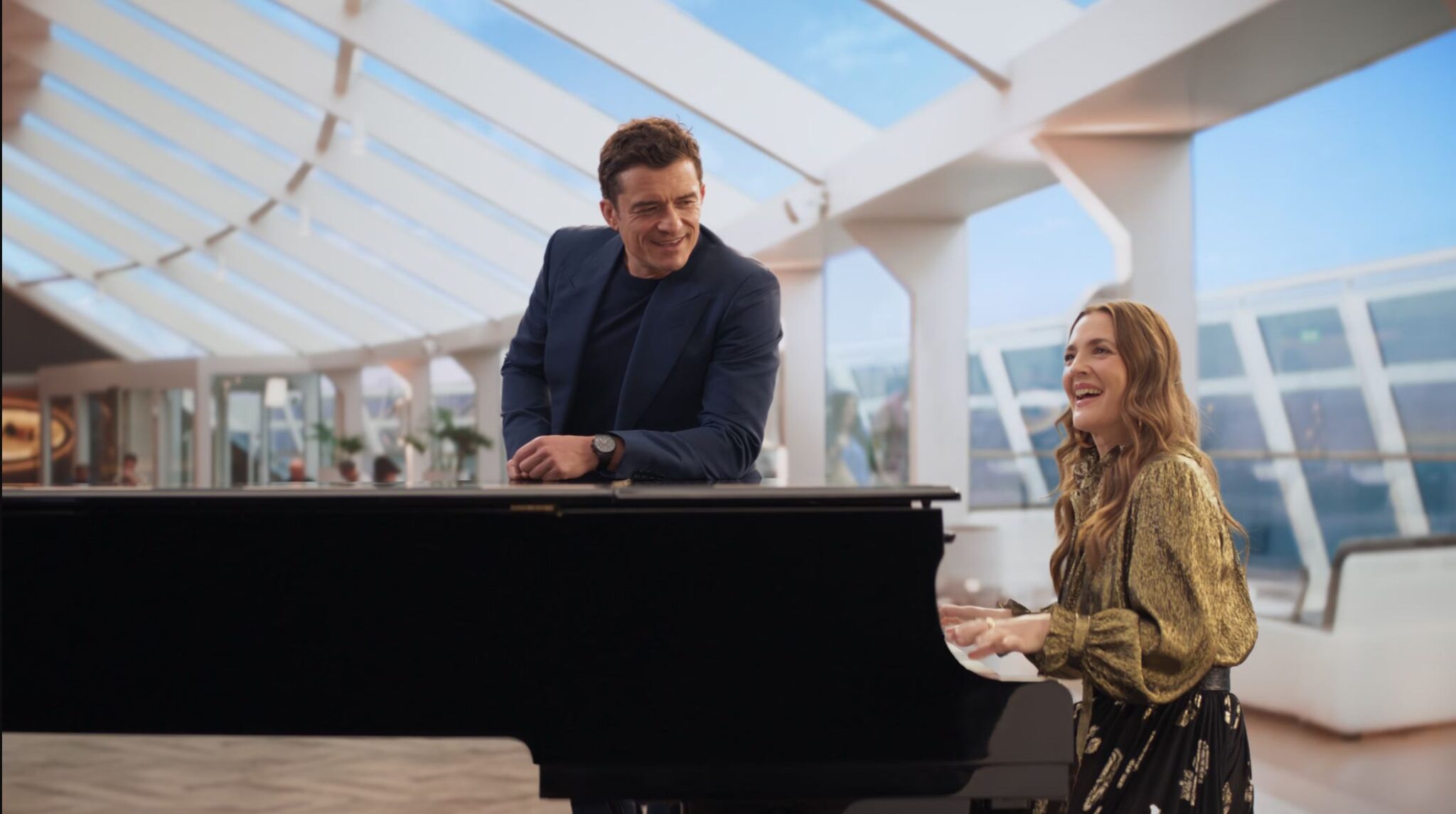 MSC Cruises Super Bowl 2025 ft. Drew Barrymore and Orlando Bloom