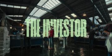 Chip Choose Well TV commercial still - THE INVESTOR in a shouting fish market